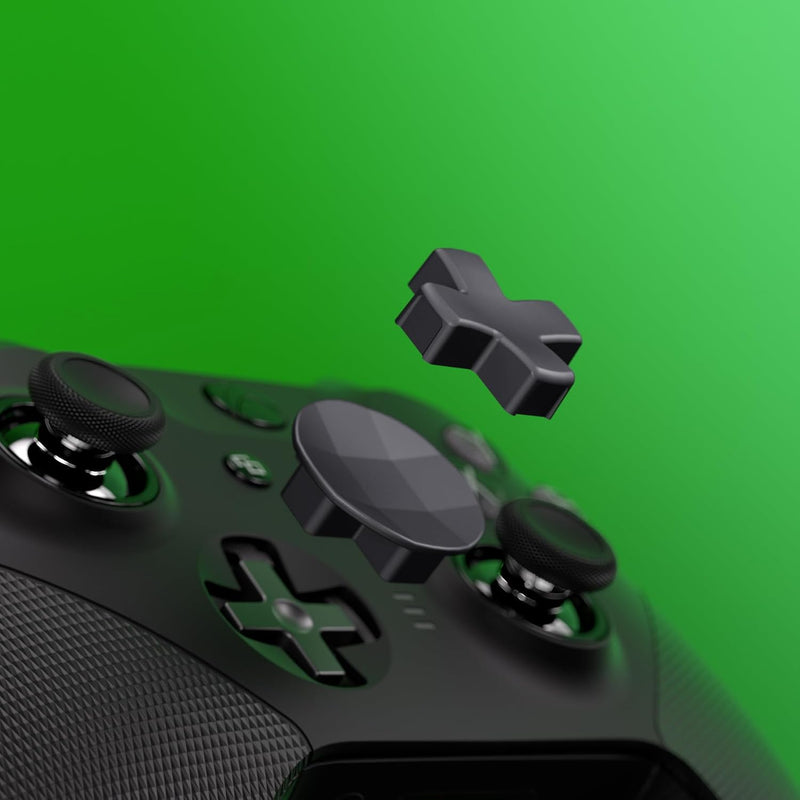 eXtremeRate 13 in 1 Metall Tasten Set für Xbox Elite Series 2 Controller, Megnetic Thumbsticks/D-Pad