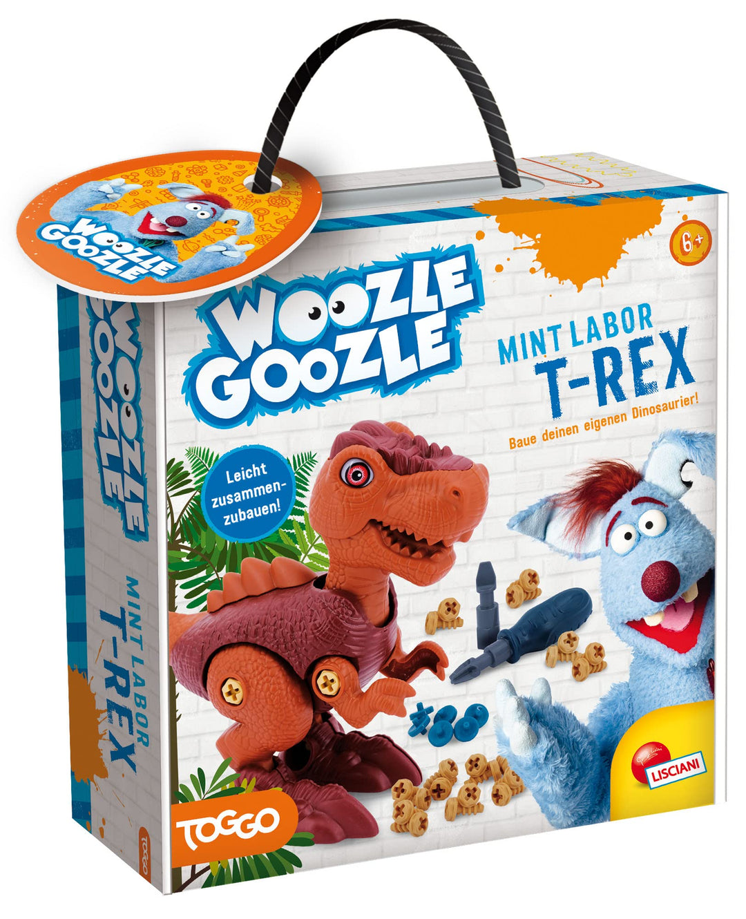 Lisciani - WOOZLE GOOZLE - T-Rex Dinosaurier - Bauspiel Für Kinder ab 6 Jahren - Dinosaurier Spielze