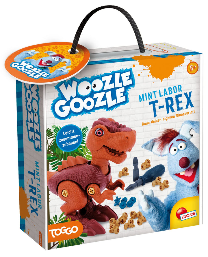Lisciani - WOOZLE GOOZLE - T-Rex Dinosaurier - Bauspiel Für Kinder ab 6 Jahren - Dinosaurier Spielze