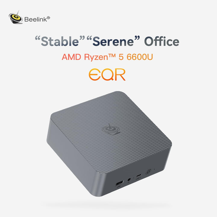Beelink Mini PC AMD Ryzen 5 5560U(6C/12T,up to 4.0 GHz),Mini Computer 16GB DDR4 RAM/1TB M.2 2280 NVM