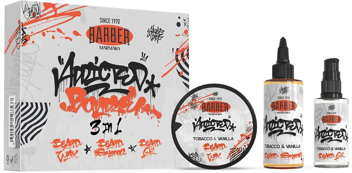 Barber Marmara Tocacco & Vanilla· Bartpflege und Styling Set | Ultimate Beard Box · Bartpflege Set i
