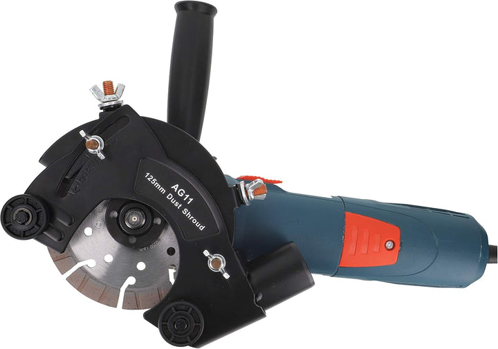 PRODIAMANT Trennscheibe Absaugung für Winkelschleifer 125mm M14 universal Trenn staub saugadapter, 1