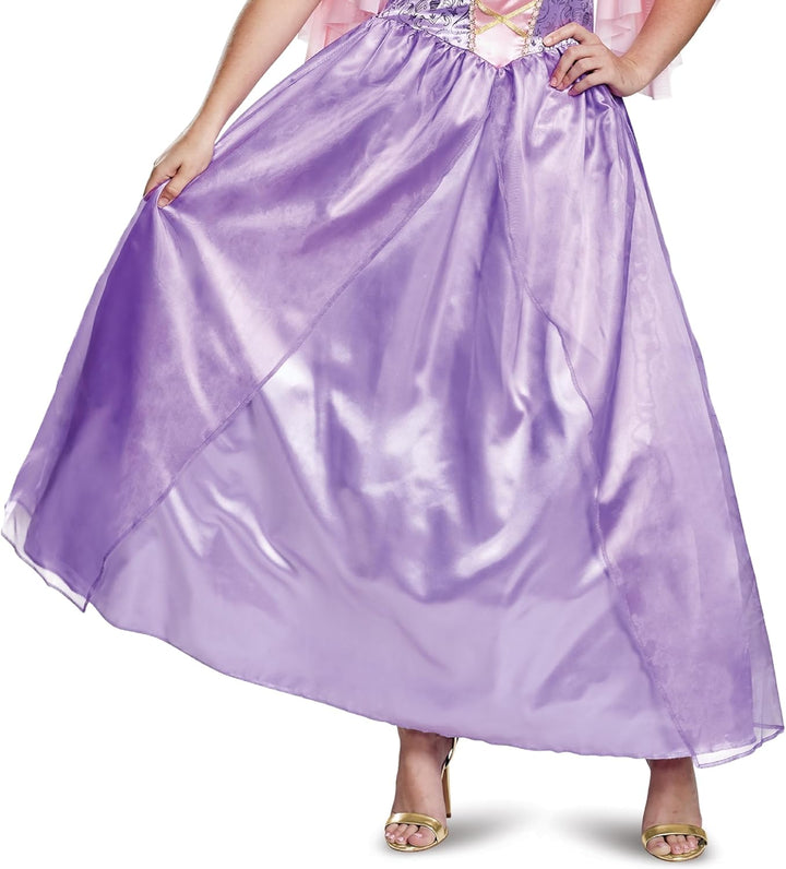 Disguise Damen, offizielles Disney Prinzessin Rapunzel Deluxe Kleid Kostüme in Erwachsenengrösse, Li