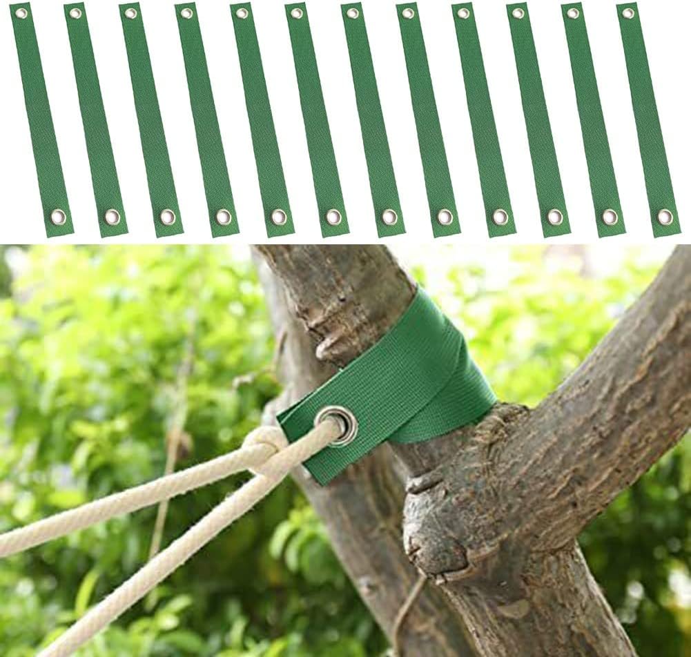 12 Stück Garten-Baumbinder, robuste Baumgurte, Gurtband, Baumstützgurte für grosse Pflanzen, Pfahlen