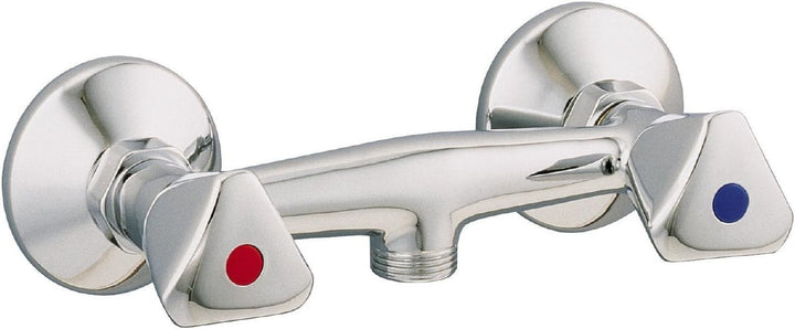 aquaSu® Zweigriffmischer Standard für Brause | Chrom | Wasserhahn, Brause