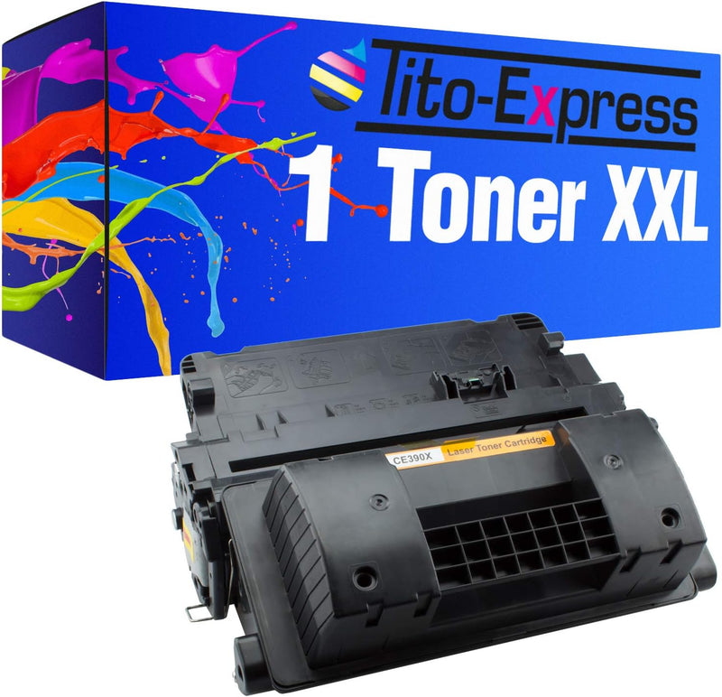 Tito-Express 1x Toner XXL Black kompatibel mit HP CE390X 90X Laserjet Enterprise 600 M602DN M602 M60