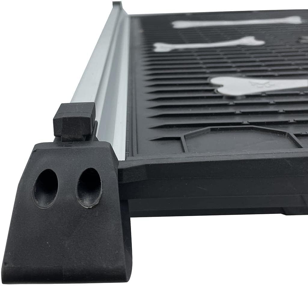 KATSU Tools Hunderampe Auto Klappbar, 70kg/150lbs Tragfähigkeit, 71cm-156cm Aluminiumlegierung Tragb