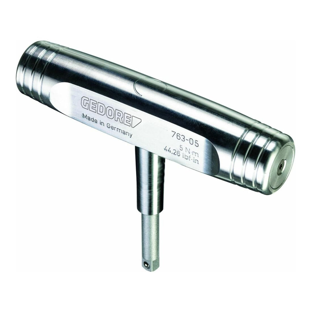 GEDORE Drehmomentschlüssel Dremometer T-FS 1/4 Zoll fest eingestellt 7 Nm, 1 Stück, 763-07, 7 Nm