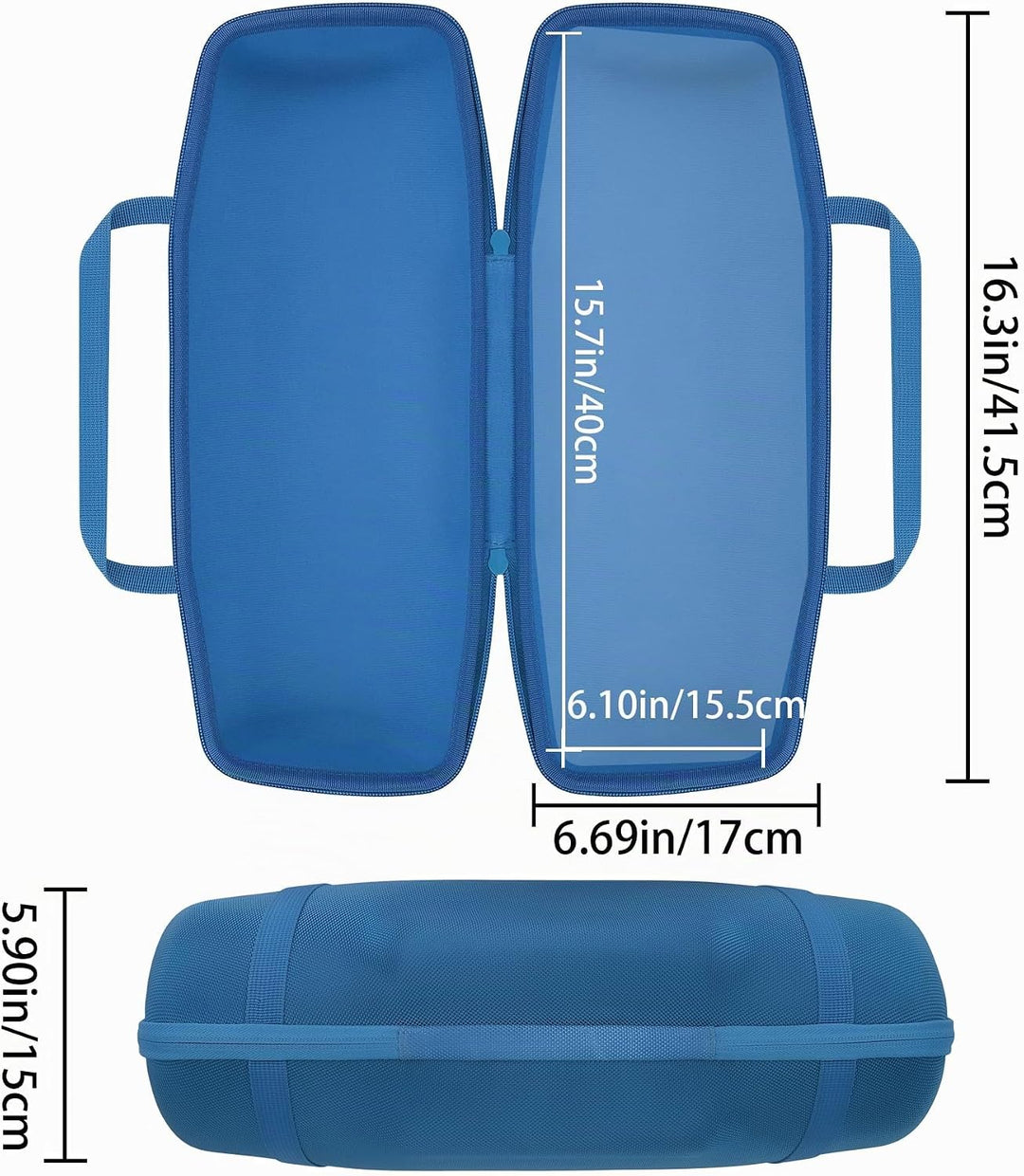 co2CREA Hart Reise Schutz Hülle Etui Tasche für JBL Xtreme 4 Tragbarer Bluetooth Lautsprecher,Nur Ta