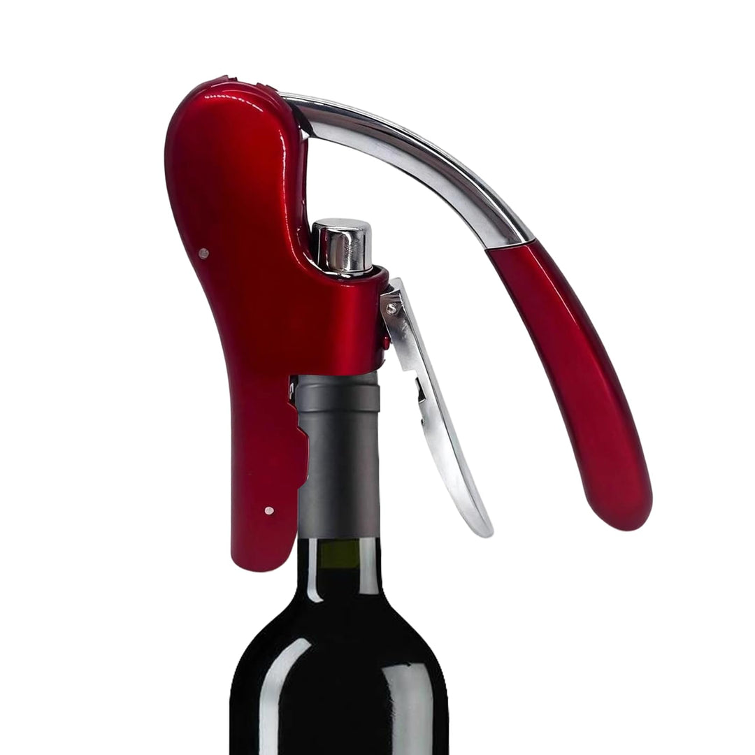 Korkenzieher Wine Opener aus Zinklegierung mit Hebel, Integriertem Folienschneider, perfekt für Bar,