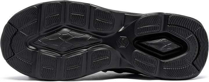 LARNMERN Arbeitsschuhe Herren Sicherheitsschuhe Mode Anti Smashing Stahlkappenschuhe Atmungsaktiv Dä