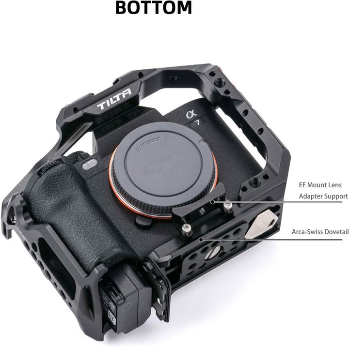 Tilta Full Camera Cage Kompatibel mit Sony a7 IV Basic Kit Video Movie Filmmaking Rig, mit Camera Ca