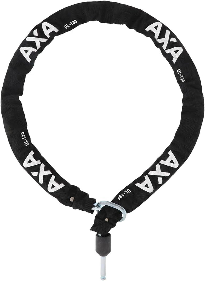 AXA Atlas + ULC 130 Einsteckkette + Satteltasche – Rahmenschloss Set – Sicherheitsstufe 14 – Schlüss