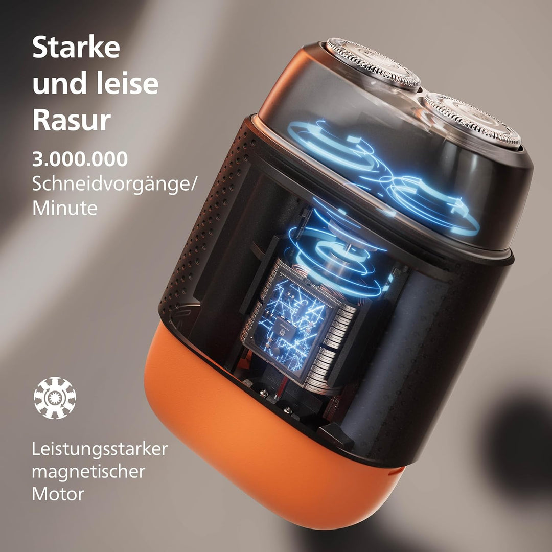 Philips Rasierer Series 500 - kompakter Elektrorasierer, Lift & Cut-System, SteelPrecision-Klingen,