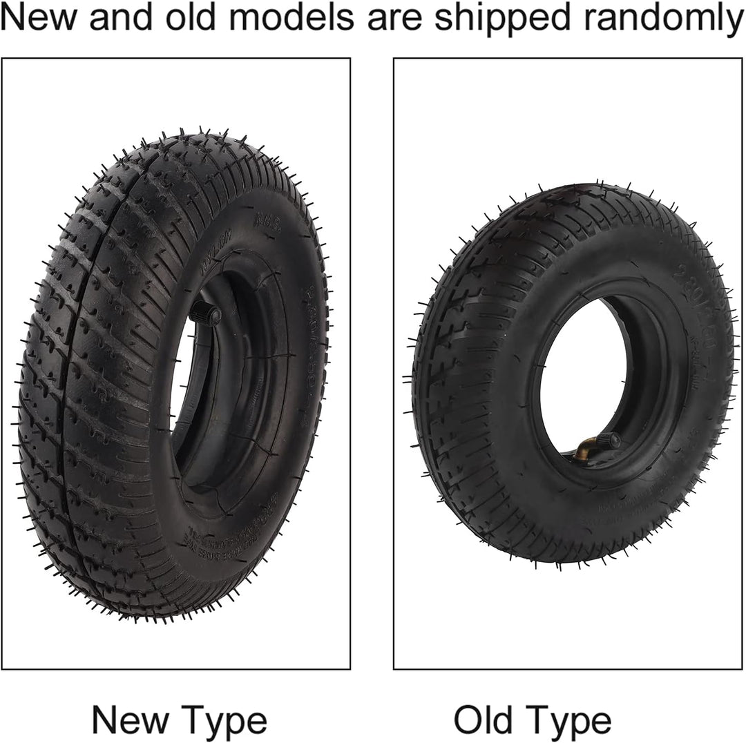 Alomejor Scooter Wheel Reifen Innenschlauch Schlauchreifen 2.80‑2.50‑4 für Elektroroller-Ersatzrad