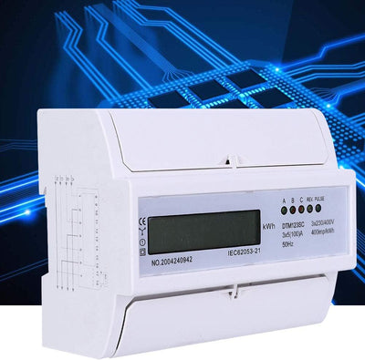 230 / 400v 5-100a Energieverbrauch Digitaler Elektrischer Kwh-zähler 3-phasen-kwh-zähler Mit Lcd