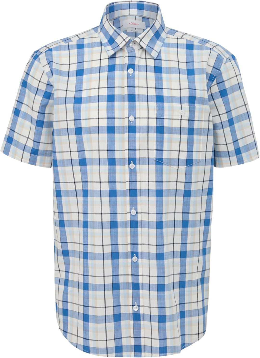 s.Oliver Hemd Kurzarm,S,Blau