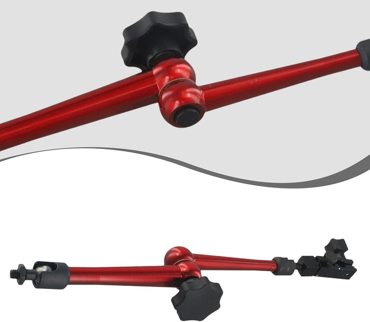 Magnetischer Sockelhalter, verstellbar, magnetisch, Metallsockel, Halterung für flexible Messuhren (
