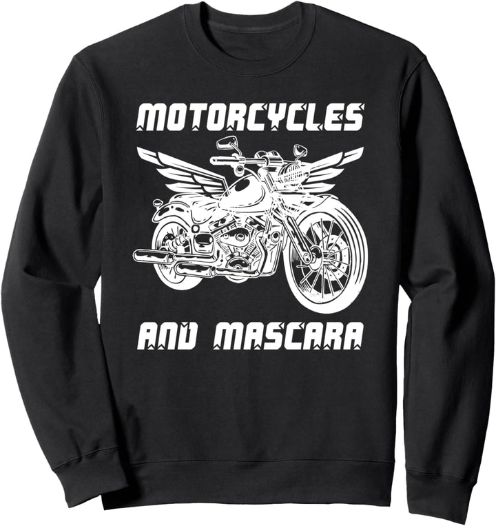 Biker Motorrad Lustiges Geschenk Frauen Motorradfahrer Sweatshirt