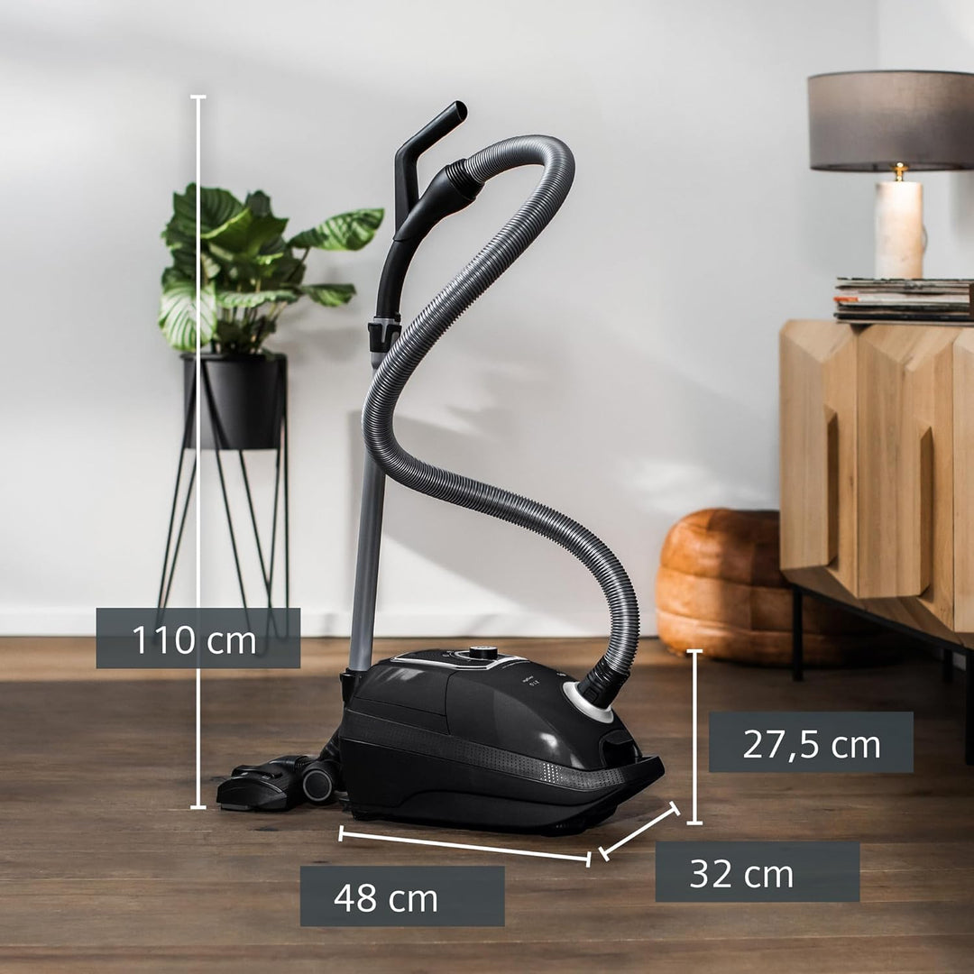 Siemens Staubsauger mit Beutel Z 7.0 VSZ7A400, ideal für Allergiker, Hygiene-Filter Plus, leise, Bod