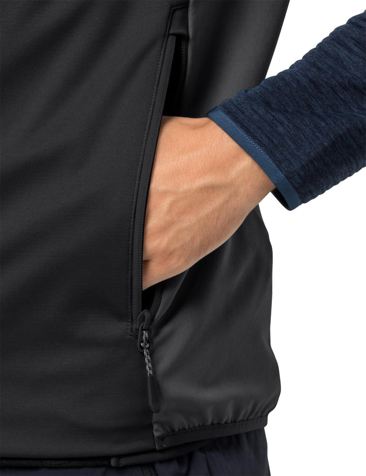 Jack Wolfskin Herren Highest Peak Vest M Weste S Schwarz, S Schwarz
