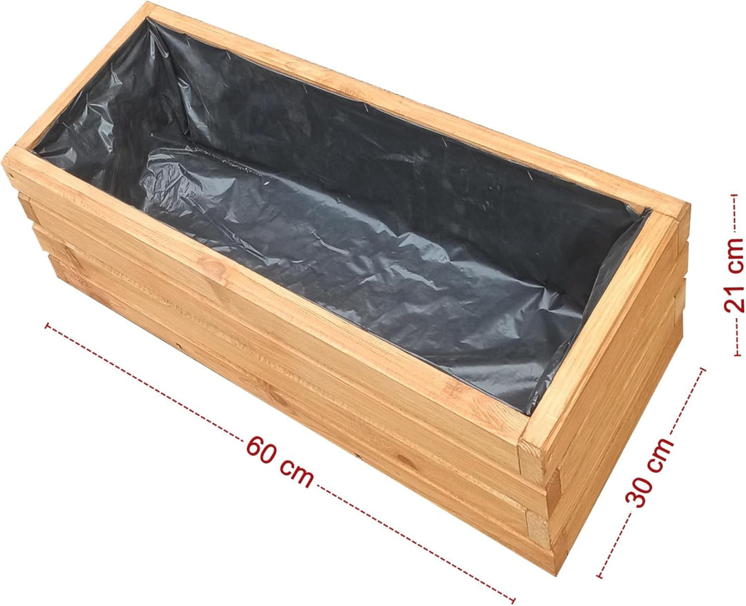 FKL DESIGN Home Deco NEU Pflanzkasten aus Holz TOP Pflanzkübel Garten Terrasse fertig montiert D2 Ei