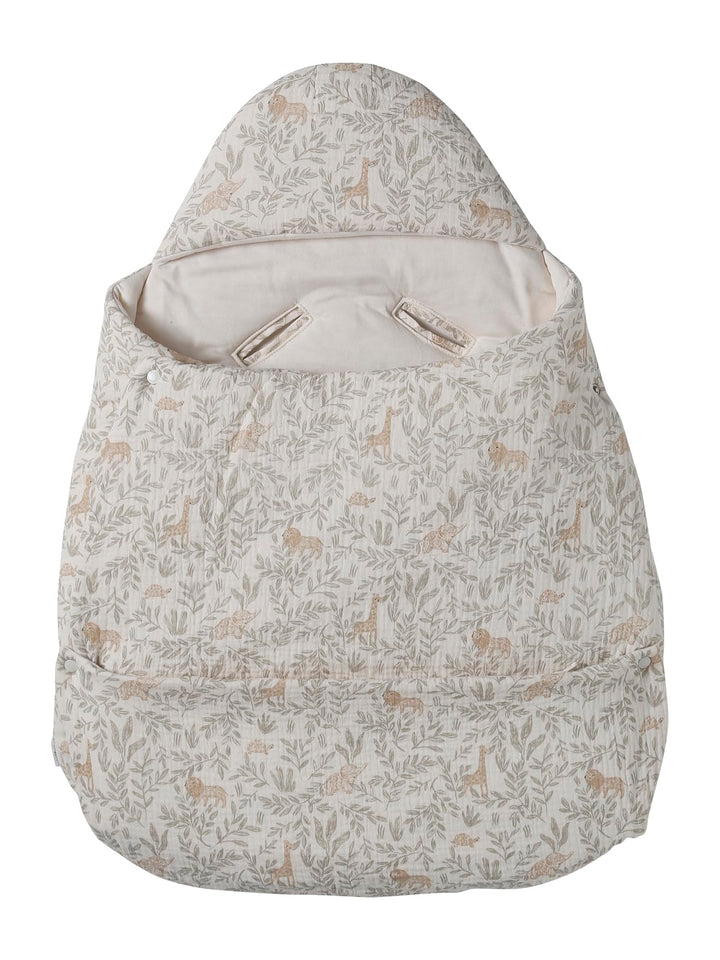 VERTBAUDET Babynest aus Baumwollgaze, umwandelbar