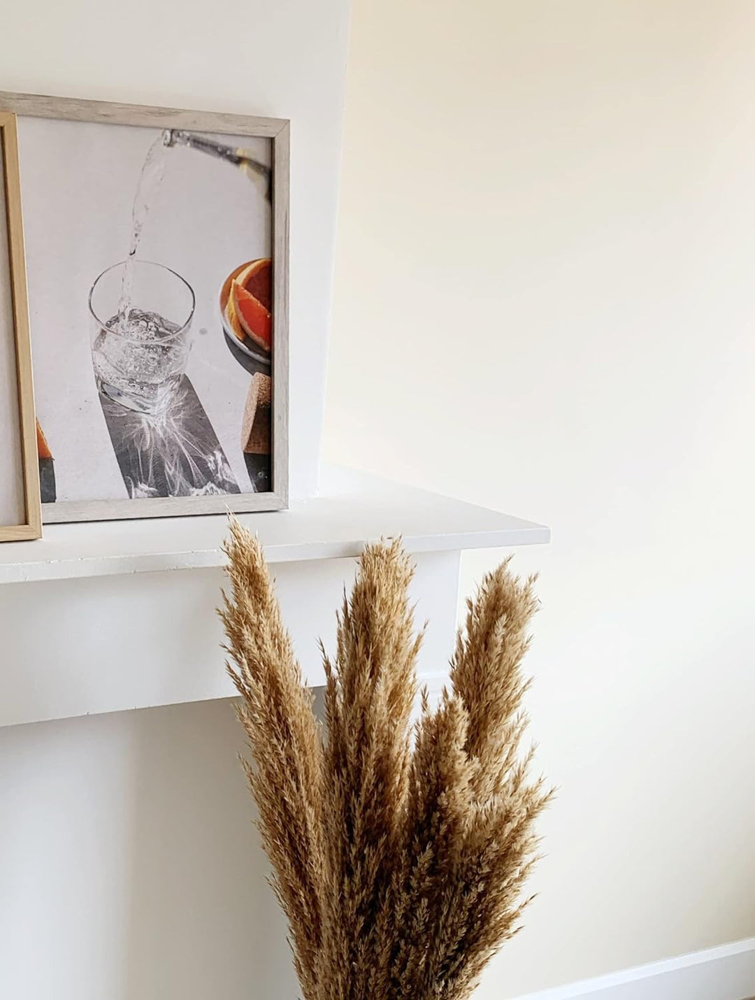 Deknudt Frames S45RH1-30.0X45.0 Bilderrahmen, Holz, Block-Zierleiste, 49,4 x 34,4 x 2,2 cm, Hellgrau