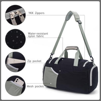 WindTook Sporttasche Damen 35L Fitnesstasche Reisetasche Frauen Trainingstasche Duffel Bag Weekender