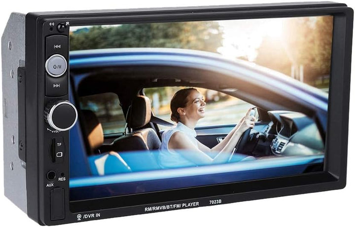 Doppel-Din-Autoradio, 7-Zoll-HD-Touchscreen-MP5-Player, Autoradio mit Rückfahrkamera, kompatibel mit