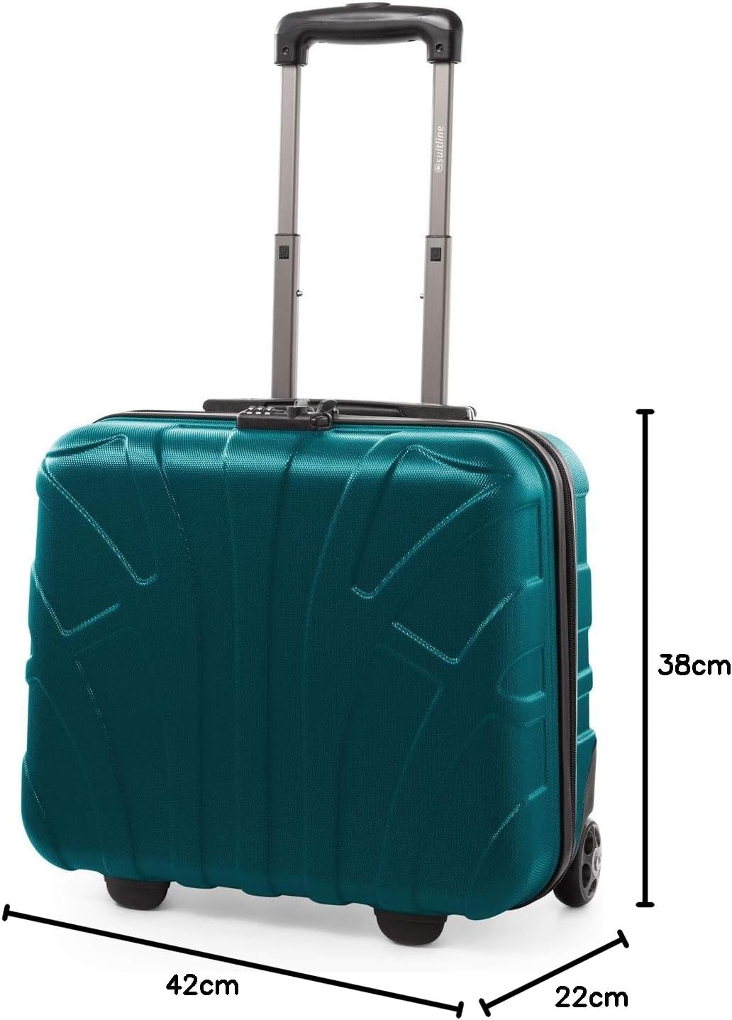SUITLINE – Pilotentrolley Hartschale, Business Trolley, Kabinengepäck, Handgepäck Trolley, Pilotenko