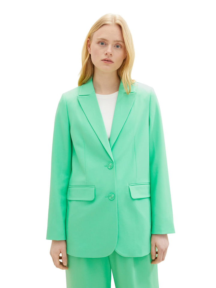 TOM TAILOR Denim Women's boyfriend blazer S 11052 - Strong Green, S 11052 - Strong Green