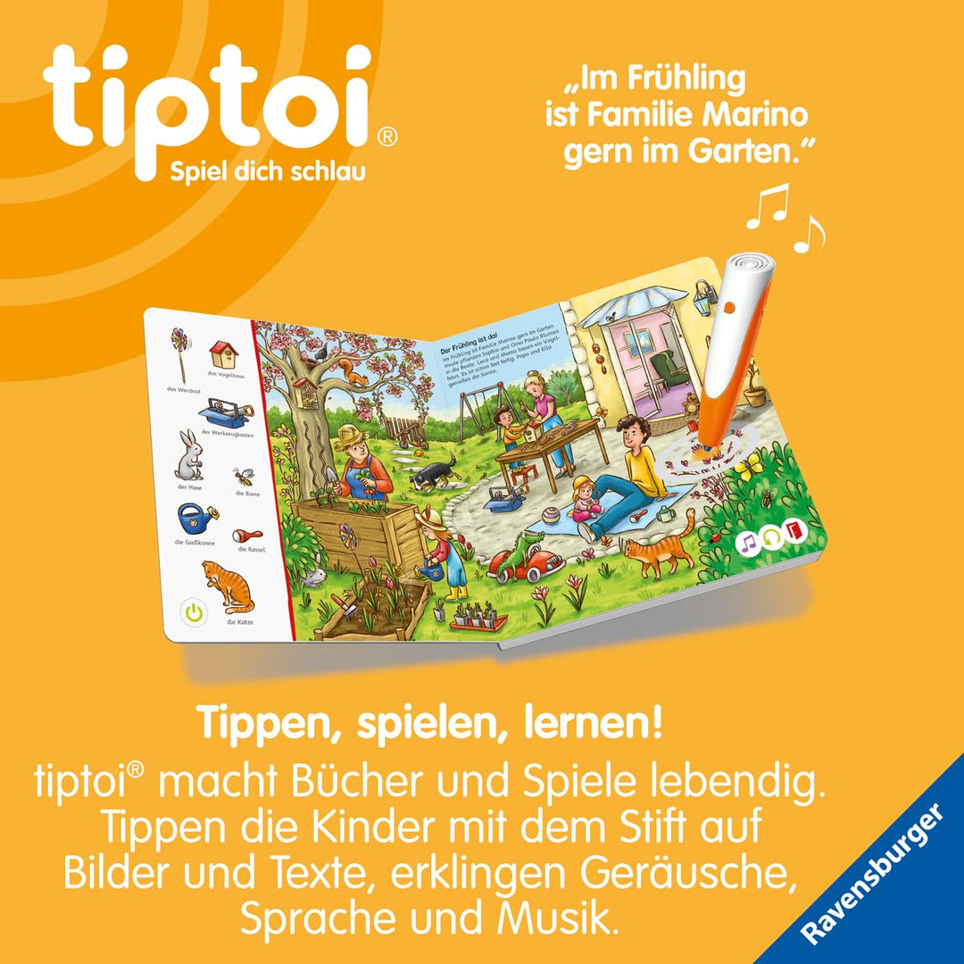 tiptoi® Suchen und Entdecken: Die Jahreszeiten, Buch für Kinder ab 2 Jahre, Pappband