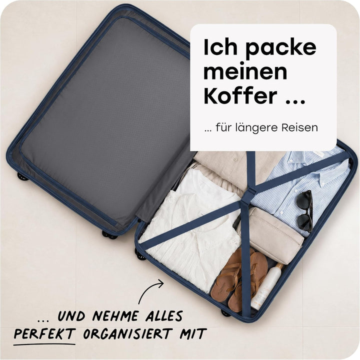 Travelite Koffer Bali Grösse L, 77 cm, 96 Liter, Reisekoffer gross | kratzfester ABS Hartschalenkoff