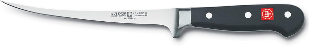 Wüsthof Filiermesser 18 cm Klinge, Classic (4622), sehr scharf, Flexible Klinge, geschmiedet, rostfr