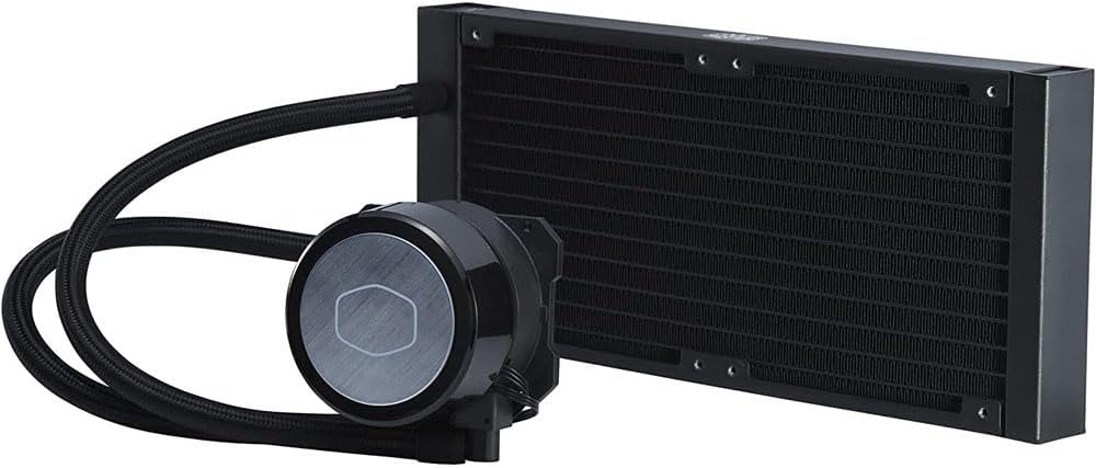 Cooler Master MasterLiquid ML240 Illusion CPU-Flüssigkeitskühler – AIO-Wasserkühlungssystem, Pumpe d