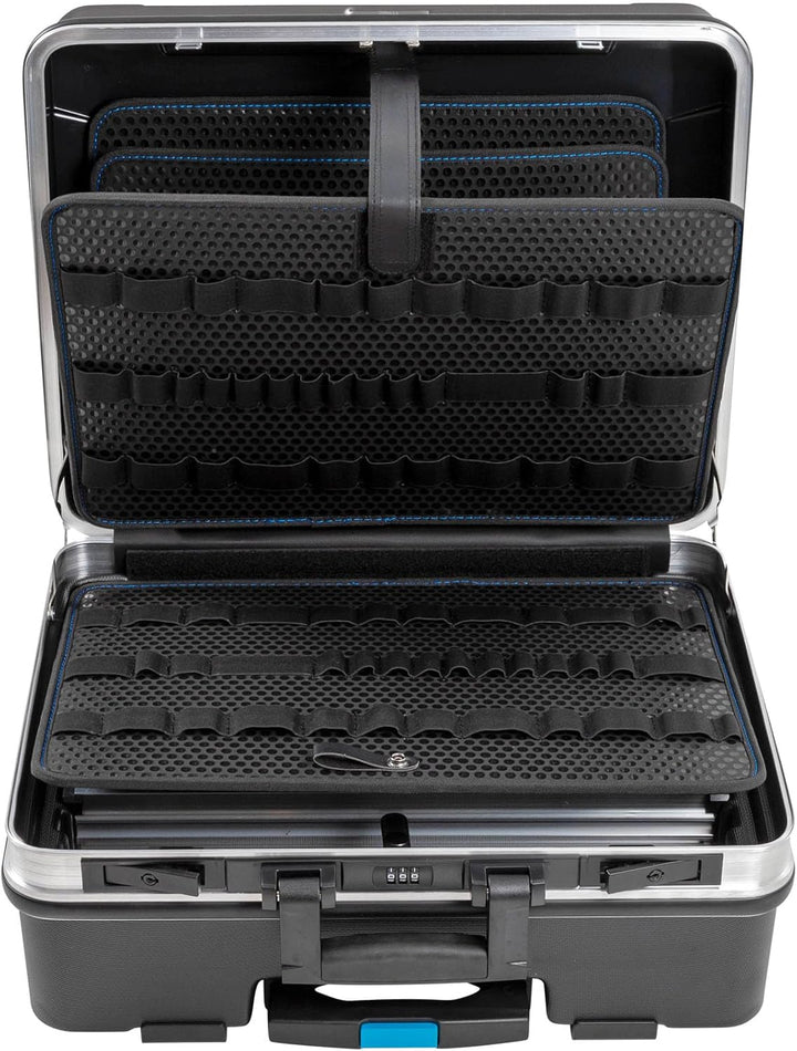 B&W Werkzeugkoffer GO mobil mit Werkzeughalteschlaufen (Koffer aus ABS, Volumen 36l, 48 x 37,5 x 20
