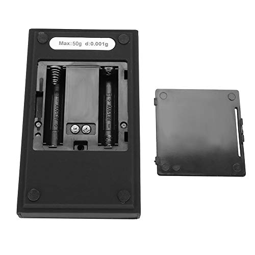 Feinwaage 0.001g, Tragbare Juwelierwaage, Digitale Schmuckwaage Taschenwaage mit Kalibriergewichte u