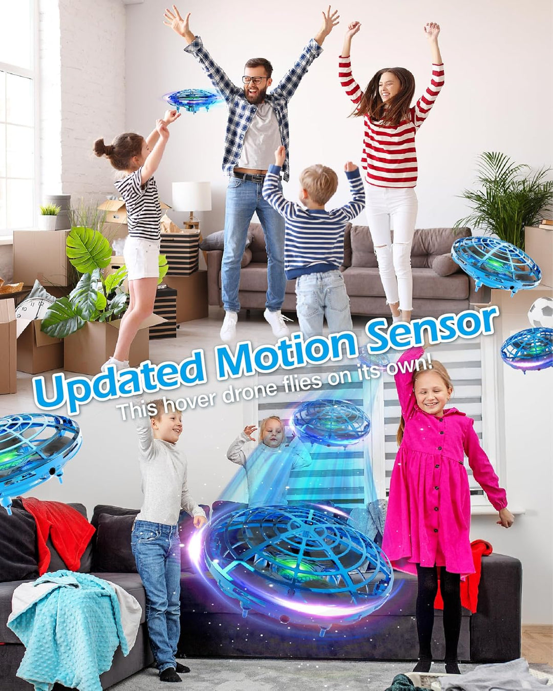 Mini Drohne für Kinder, UFO Fliegender Ball, Infrarot Induktion handgesteuertes Flugspielzeug, Gesch