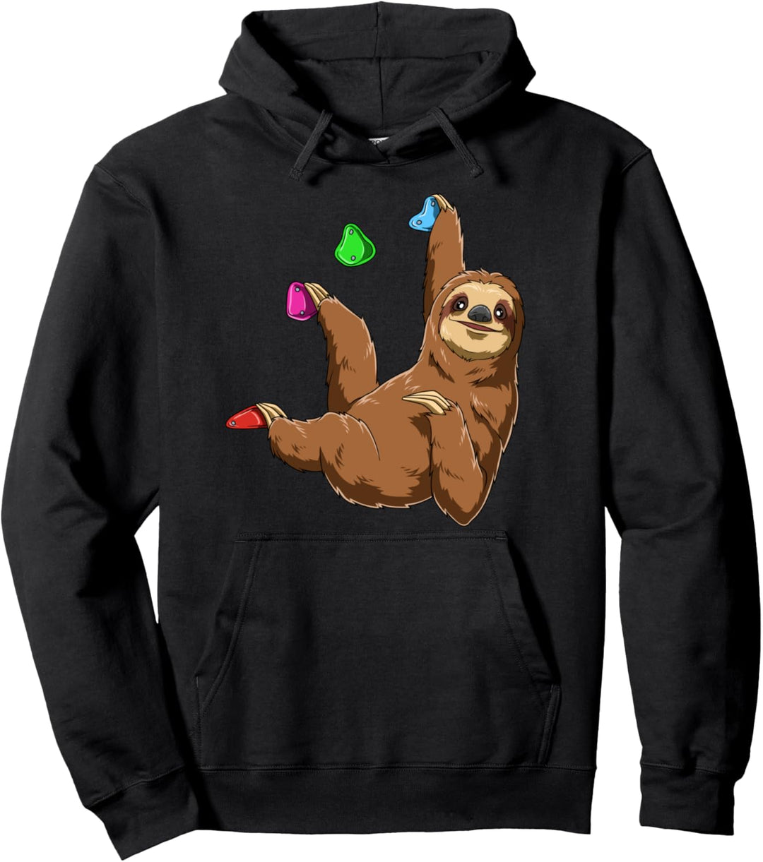Cooles Faultier - Boulder Klettern Pullover Hoodie