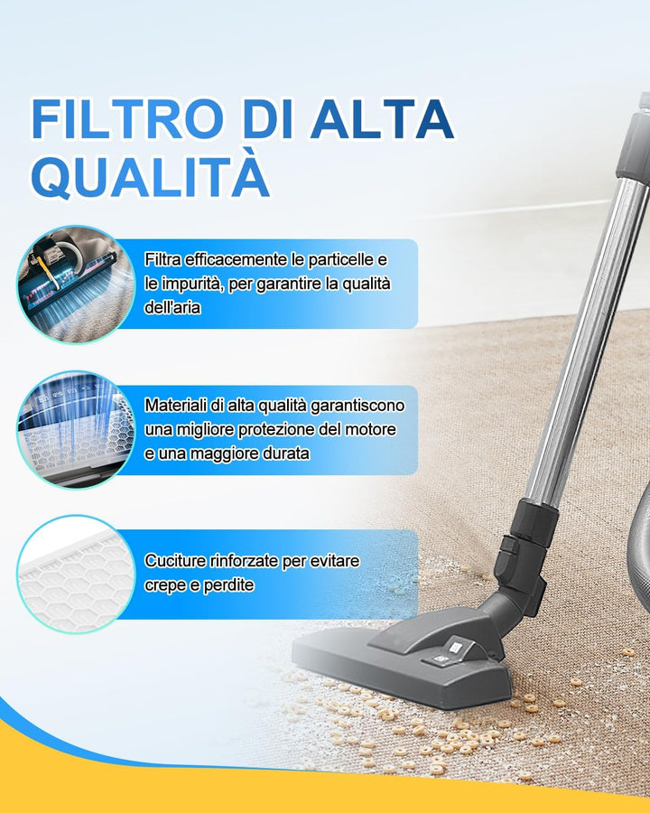 KEEPOW 2+1 HEPA Airclean 50 Filters für Miele Complete C3 & C2, Compact C1 & C2, S8340, Ideales HEPA