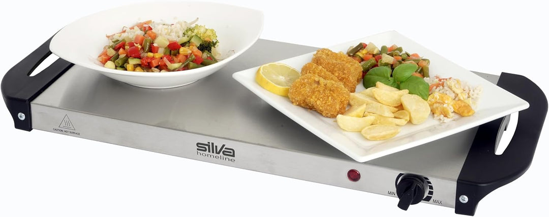 Stay Hot SH 4.1, XXL, 2-in-1 Buffetwärmer & Warmhalteplatte, 200 Watt, Ideale Lösung für Buffets, Pa