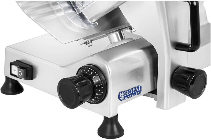 Royal Catering RCAM 300PRO Allesschneider Brotschneidemaschine Aufschnittmaschine Edelstahl Gastro P