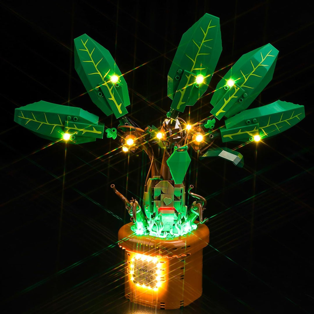 Music Version Licht-Kit für Lego Harry Potter Zaubertrankpflanze: Alraune 76433 (Nicht Lego), Led Be