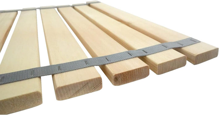 SudoreWell® Sauna Rollrost Holzmatte Bodenrost Pinie 100 x 60 x 1,5cm (AP-06 GW) Sauna Rollrost Holz
