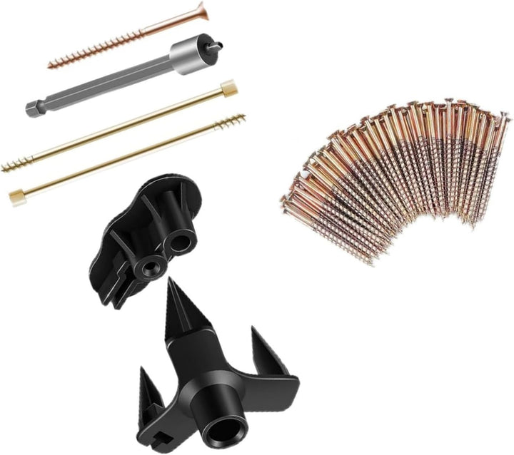 Boden Reparatur Set, Squeak No More Kit Eliminiert Boden Quietschen, Enthält 5 Hilfswerkzeuge und 50