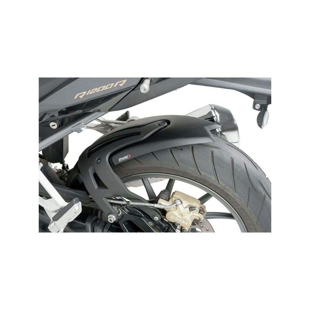 Puig 7682j hinten Fender mit Unterstützung für BMW R1200 R 15 '17' SCHWARZ MATTE, SCHWARZ MATTE