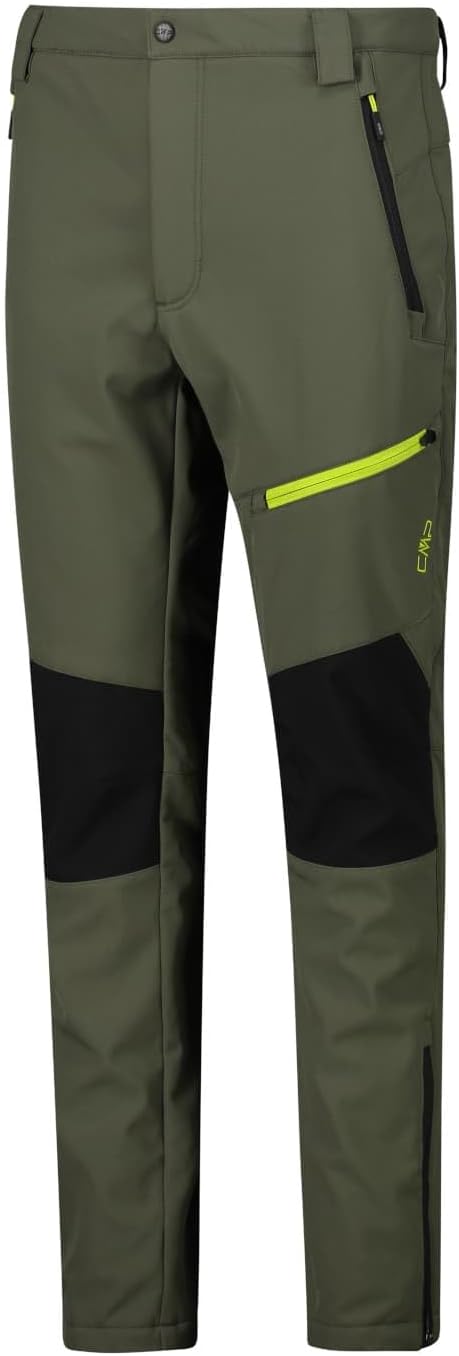 CMP Herren Termisk Softshell-bukser Hose 48 Oil Green, 48 Oil Green