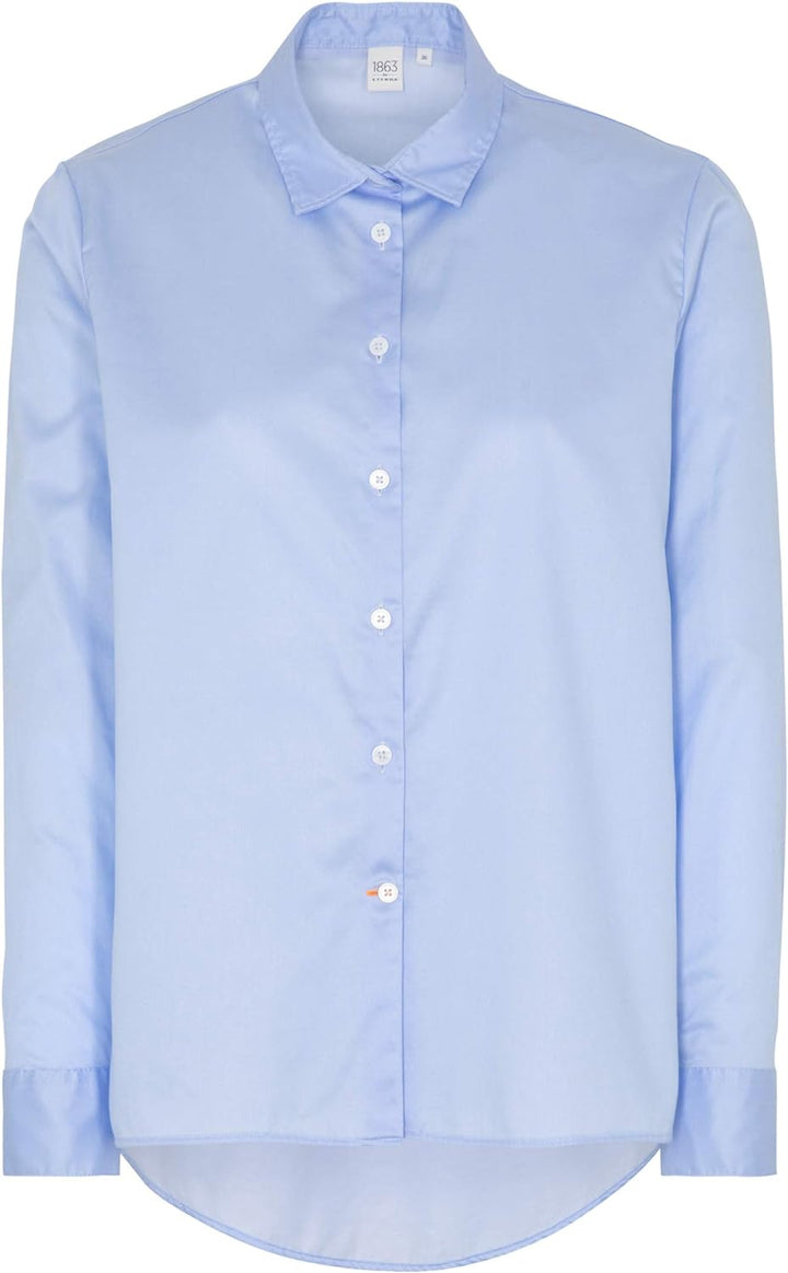 eterna Langarm Bluse 1863 by Premium unifarben