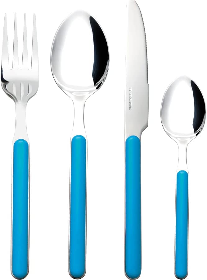 Brunner Besteck-Set Delice 16-teilig blau Hellblau, Hellblau